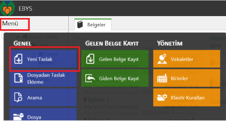 Main Menu